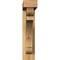 Ekena Millwork Olympic Block Rough Sawn Bracket w/ Offset Brace, Western Red Cedar, 4"W x 18"D x 18"H BKT0402X18X18OLY05RWR - alternate 2